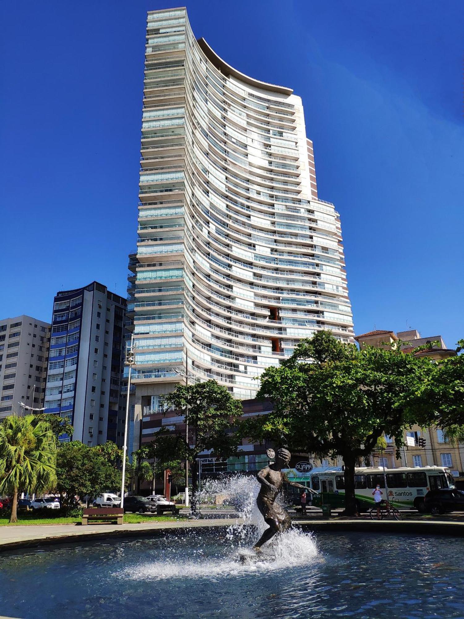 Book Santos - Unlimited 1112 - Um Pe Na Areia Apartment Exterior photo